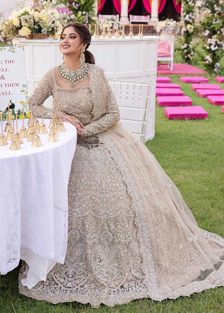 Kanwal Malik Skin Soft Net Bridal Collection Replica - Image 3