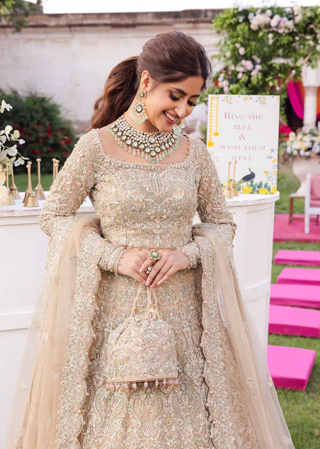 Kanwal Malik Skin Soft Net Bridal Collection Replica - Image 4