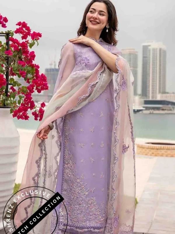 Shrenz 3 Piece Stitched Lawn Pret Collection