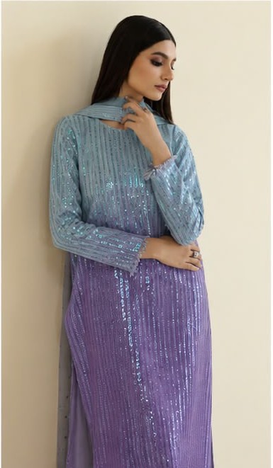Baroque Tie-N-Die Net Formal Collection Replica - Image 3