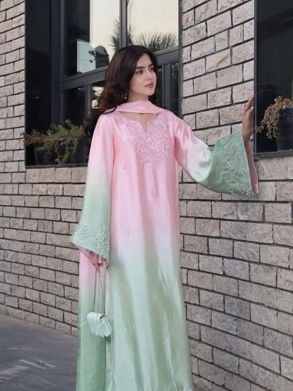 Shrenz Multi Tie-N-Die Silk Adda Collection Replica