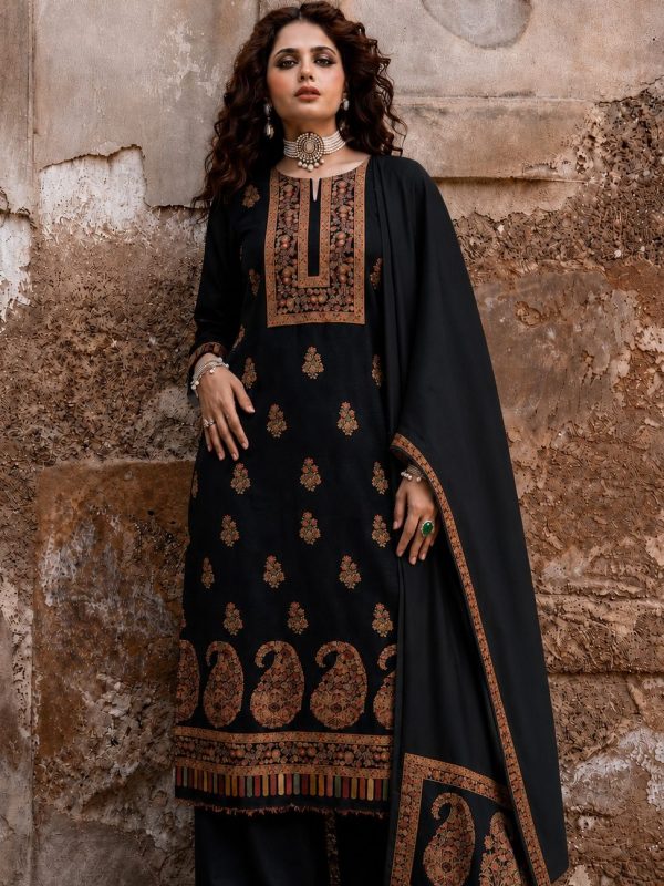 Pashmina kaani Black Collection By Shrenz