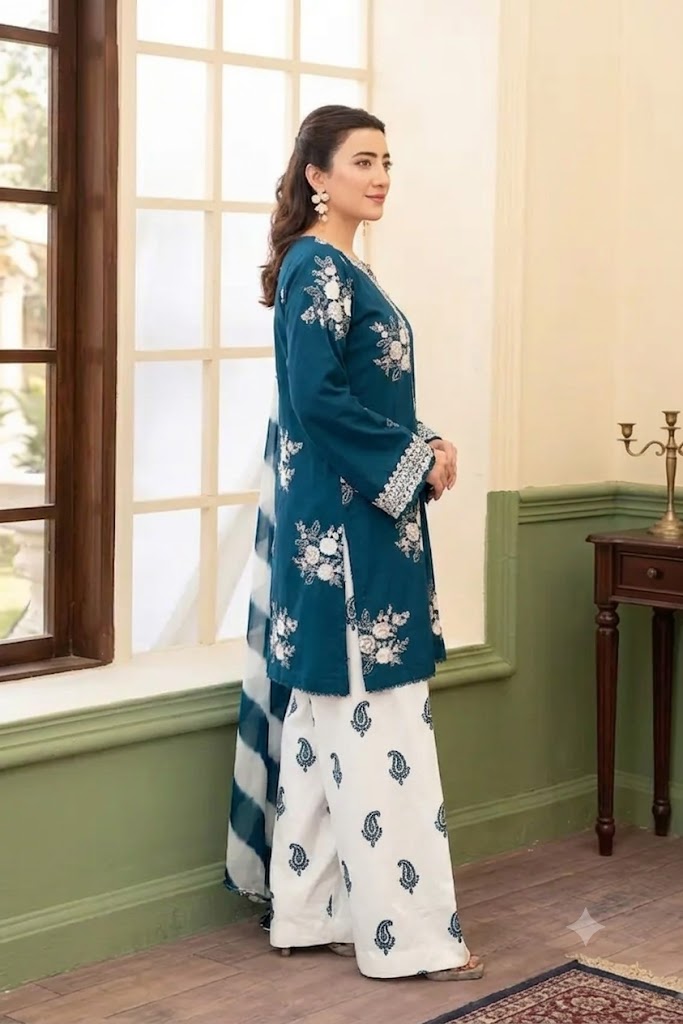 Zara Shahjahan Zinc Digital Printed Lawn Collection Replica - Image 2