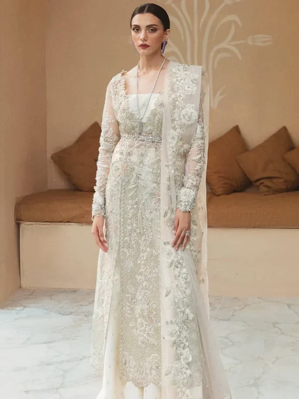 Soraya White Formal Collection Organza Replica