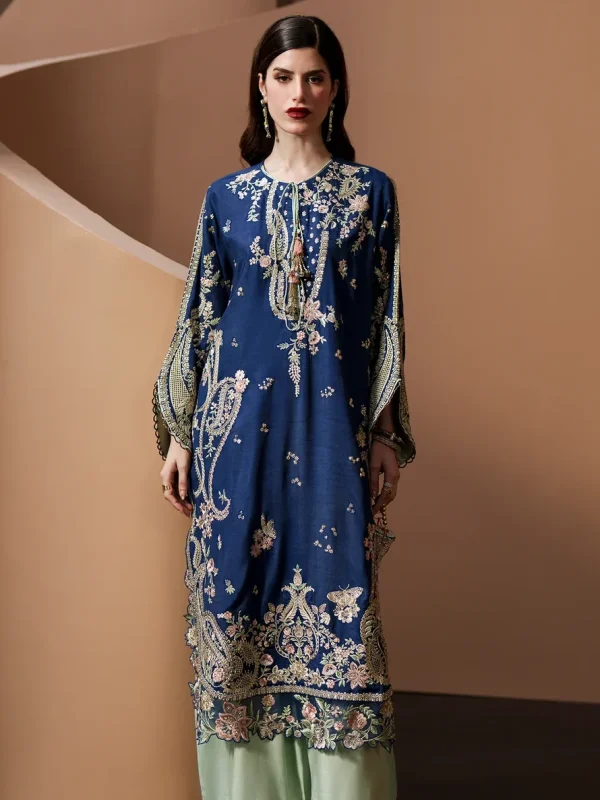 Ethnic Royal Raw Silk Formal Collection Replica