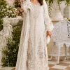 Maria B White Chiffon Formal Collection Replica