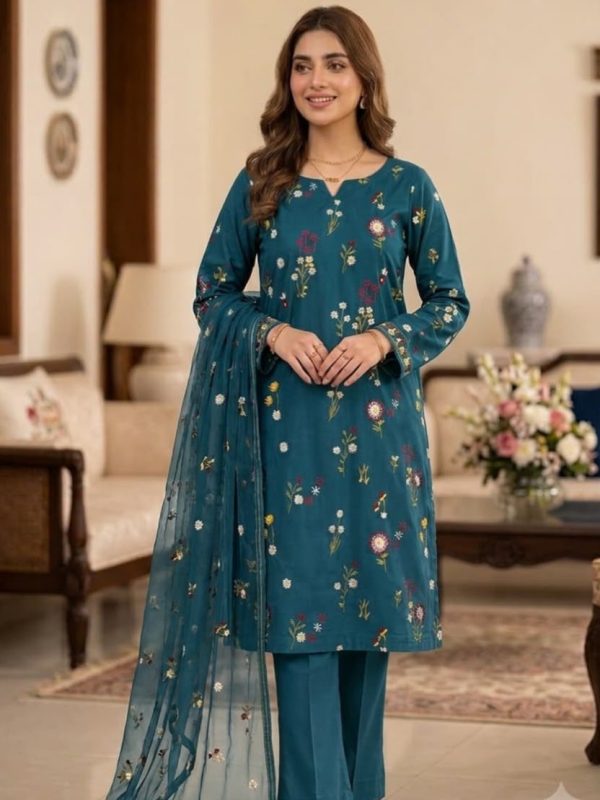 Shrenz Zinc Luxury Lawn Collection Replica