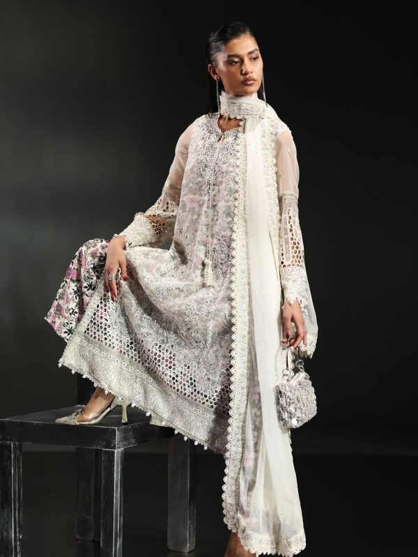 Maria B White Organza Formal collection Replica