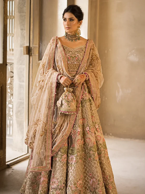 Erum Khan Skin Soft Net Bridal Collection Replica