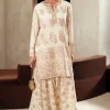 Ethnic Off White Silk Formal Collection Replica