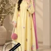 Shrenz 3 Piece Stitched Silk Pret Collection