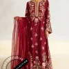Shrenz 3 Piece Stitched Silk Pret Collection