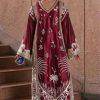 Ethnic Red Sheesha Silk Formal Collection Replica