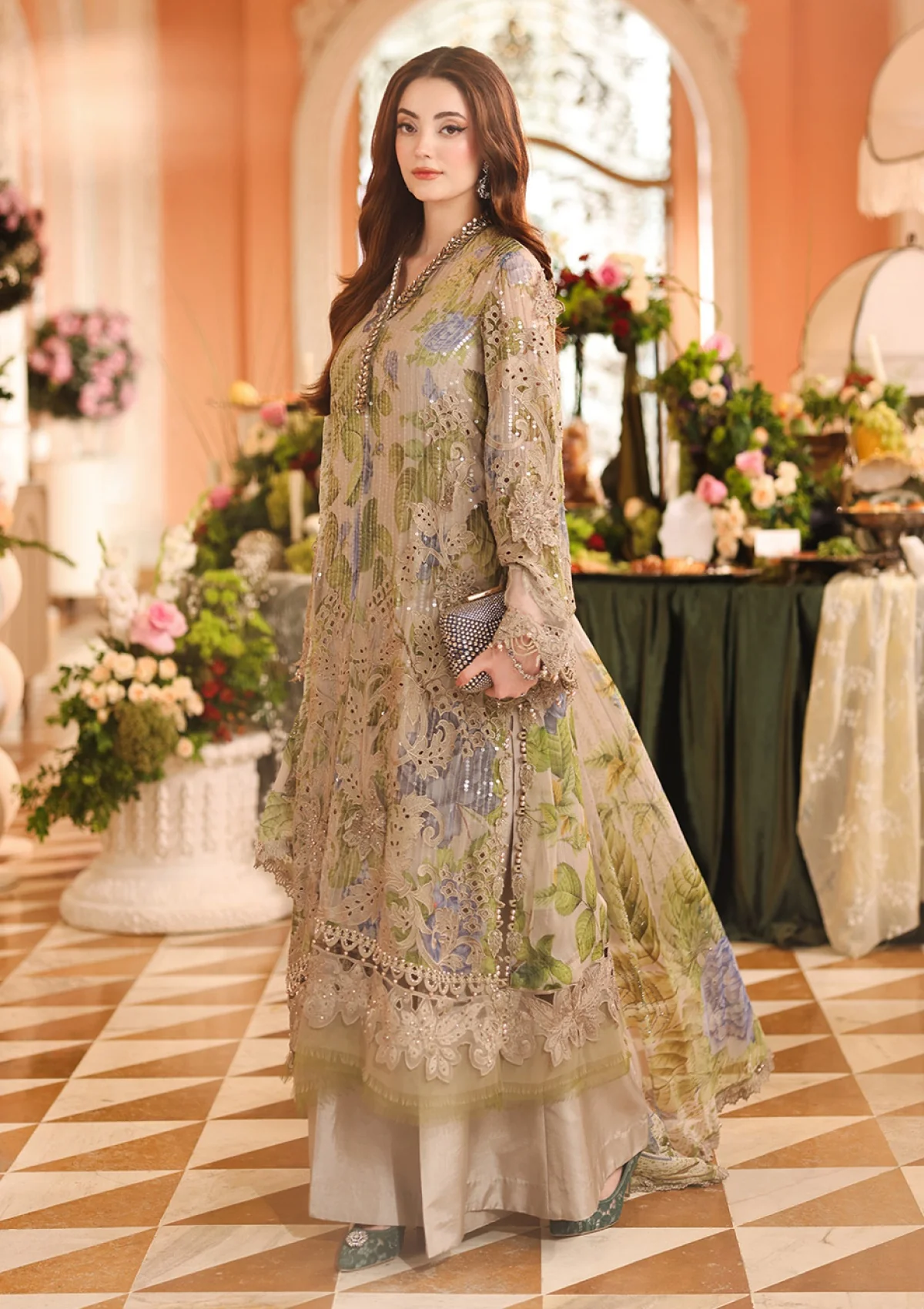 Maria B Skin Chiffon Formal Collection Replica - Image 2