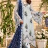 Shrenz Sky Blue Chiffon Formal Collection Replica