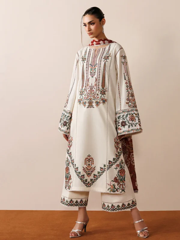 Shrenz White Winter Collection Dhanak Replica