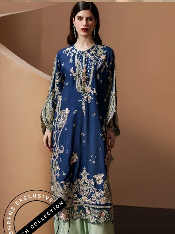 Shrenz 3 Piece Stitched Silk Pret Collection