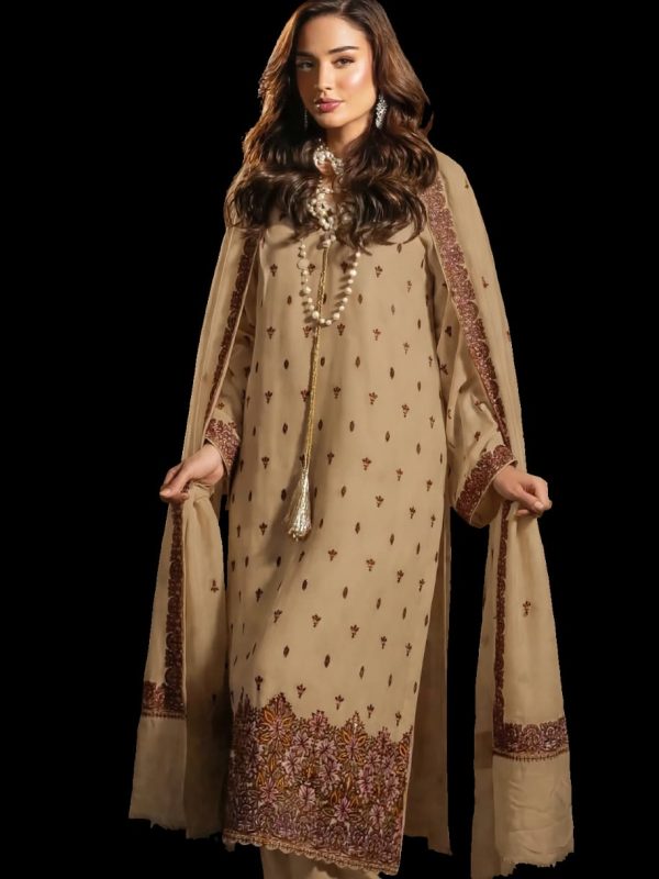 Pashmina kaani Camel Luxury Collection By Shrenz