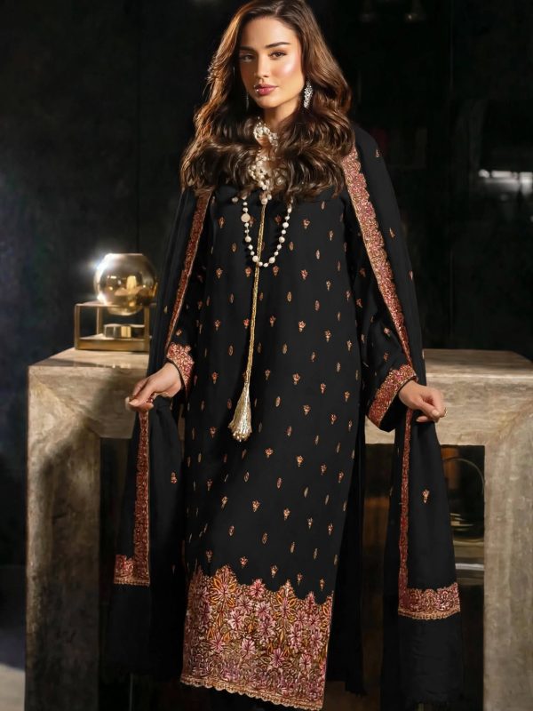 Pashmina kaani Black Luxury Collection By Shrenz